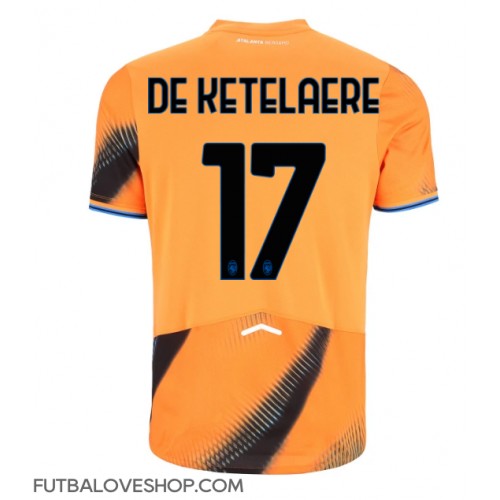 Dres Atalanta Charles De Ketelaere #17 Tretina 2025-26 Krátky Rukáv